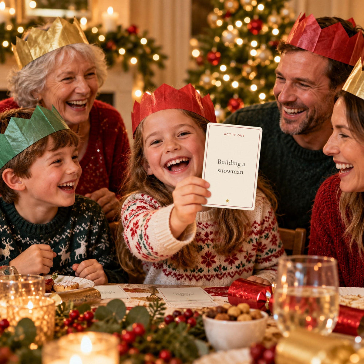 Christmas Family Games Printable, Christmas Quiz, Christmas Bingo, Charades, Would You Rather, Party Games for Kids and Adults
