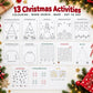 Kids Christmas Activity Pack Printable, Christmas Colouring Pages, Word Search, Maze, Dot to Dot, Kids Activity Book