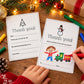 Kids Christmas Thank You Cards Printable, Fill in the Blank Thank You Notes, Colour In Cards, Draw Your Present, Christmas Gift Thank You
