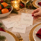 Christmas Dinner Table Printables, Place Cards, Christmas Menu, Conversation Cards, Cracker Jokes, Table Sign, Christmas Table Decor
