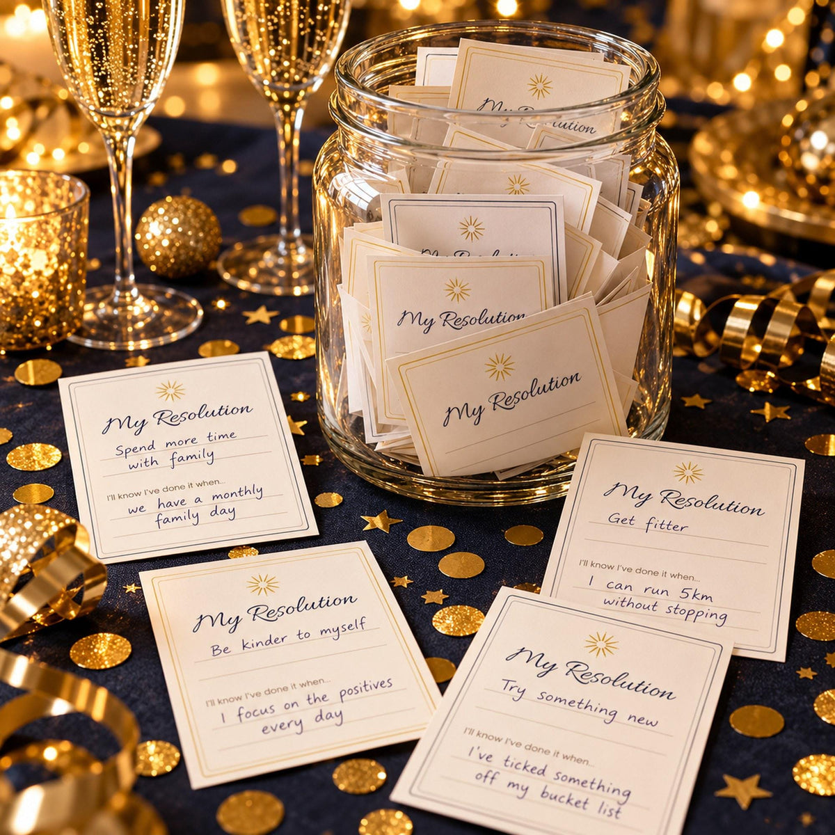 New Years Eve Party Printables, NYE Countdown Bag Tags, Resolution Cards, Kids Time Capsule, New Year Sign, Family New Year Games
