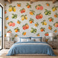 Citrus Wall Stickers, Lemon Orange Kitchen Decor, Watercolour Fruit Wall Decals, Mediterranean Dining Room Peel and Stick Wall Art