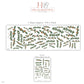 Christmas Wall Stickers, Holly Pine Greenery Decor, Winter Botanical Wall Decals, Festive Living Room Green Red Pinecone Peel and Stick Art