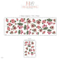 Flower Wall Stickers, Camellia Hellebore Floral Decor, Winter Bloom Wall Decals, Girls Nursery Rose Pink Cream Green Peel and Stick Wall Art
