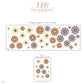 Retro Flower Wall Stickers, Terracotta Mustard Daisy Decor, Boho Sunburst Flower Wall Decals, Girls Nursery Plum Peel and Stick Wall Art