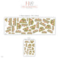 Cottage Wall Stickers, Storybook Village Nursery Decor, Little Houses and Trees Wall Decals, Sage Terracotta Kids Room Peel and Stick Art