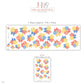 Balloon Wall Stickers, Party Balloon Nursery Decor, Balloons and Bows Wall Decals, Coral Yellow Blue Kids Room Peel and Stick Wall Art
