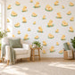 Duckling Wall Stickers, Baby Duck Nursery Decor, Ducks on Lily Pads Wall Decals, Yellow Green Gender Neutral Kids Peel and Stick Wall Art