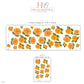 Marigold Wall Stickers, Orange Flower Nursery Decor, Marigold and Zinnia Wall Decals, Warm Orange Green Floral Kids Room Peel and Stick Art