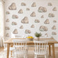 Walrus Wall Stickers, Baby Walrus Nursery Decor, Sleepy Arctic Walrus Wall Decals, Taupe Sage Neutral Kids Room Peel and Stick Wall Art