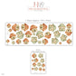 Mushroom Wall Stickers, Mushroom House Nursery Decor, Woodland Toadstool Wall Decals, Orange Sage Kids Room Peel and Stick Wall Art