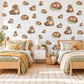 Platypus Wall Stickers, Baby Platypus Nursery Decor, Australian Animal Wall Decals, Brown Sage Kids Room Peel and Stick Wall Art