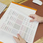 Pastel Planner Stickers: Calendar, Journal, To-Do List (A4 Sheet)