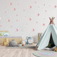 Pastel Pink Rustic Stars Wall Stickers, Nursery Wall Stickers, Pink Star Wall Decals, Girl's Bedroom Wall Stickers, Pink Nursery Wall Decor