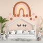 Rainbow Nursery Wall Decal Boho Nursery Decor Pastel Rainbow Decal