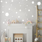 Decal White Playroom Sticker Wall Polkadot White Wall Spot Sticker