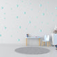 Pastel Blue Rustic Stars Wall Stickers, Nursery Wall Stickers, Blue Star Wall Decals, Boy's Bedroom Wall Stickers, Blue Nursery Wall Decor