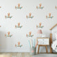 Airplane Wall Sticker Cute Bear Sticker Nursery Wall Sticker Flying Plane Sticker Nursery Decor Playroom Wall Sticker Nursery Wall Decal