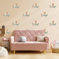Airplane Wall Sticker Cute Bear Sticker Nursery Wall Sticker Flying Plane Sticker Nursery Decor Playroom Wall Sticker Nursery Wall Decal