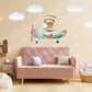 AirPlane Wall Decal Nursery Wall Sticker Sky Sticker Bear Wall Decal Nursery Wall Decal
