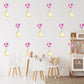 Cute Sleeping Bunny Wall Sticker Nursery Wall Sticker Moon Wall Decal Nursery Decor Cute Night Sky Nursery Decor Nursery Wall Decal Bunny