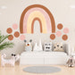 Boho Rainbow Wall Sticker Rainbow Nursery Wall Sticker