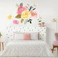 Large Pink and Yellow Floral Design Home and Nursery Wall Stickers