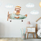 AirPlane Wall Decal Nursery Wall Sticker Moon Cloud Wall Sticker