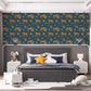 Leopard Floral Wallpaper Peel and Stick Wallpaper Safari Wallpaper Floral Leopard Wall