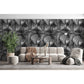Wallpaper Black White Wallpaper Large Leaf Wallpaper
