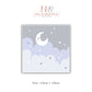 Moon Night Sky Wall Sticker, Nursery Wall Decal