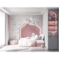 Pink and Orange Spots Wall Stickers