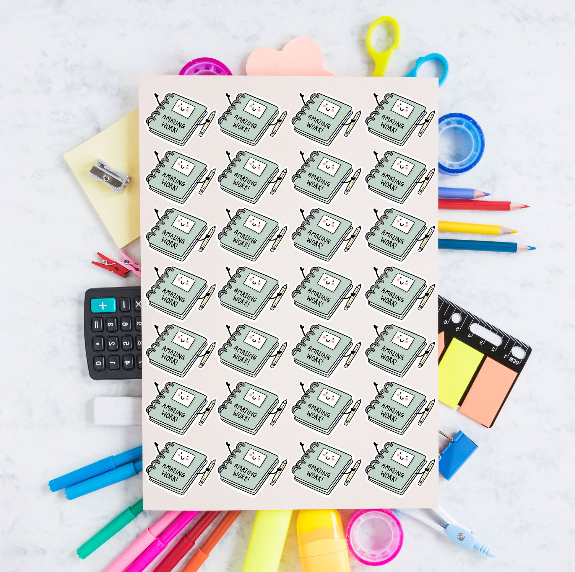 Work Book Stickers, Amazing Work Teacher Stickers, Classroom Stickers, Primary School Stickers, Teacher Awards, Back to School, School Work
