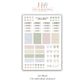 Pastel Planner Sticker Everyday Sticker Pack Notebook Sticker