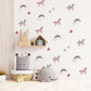 Unicorn Wall Sticker Girl Unicorn Wall Decal Nursery Unicorn Decal