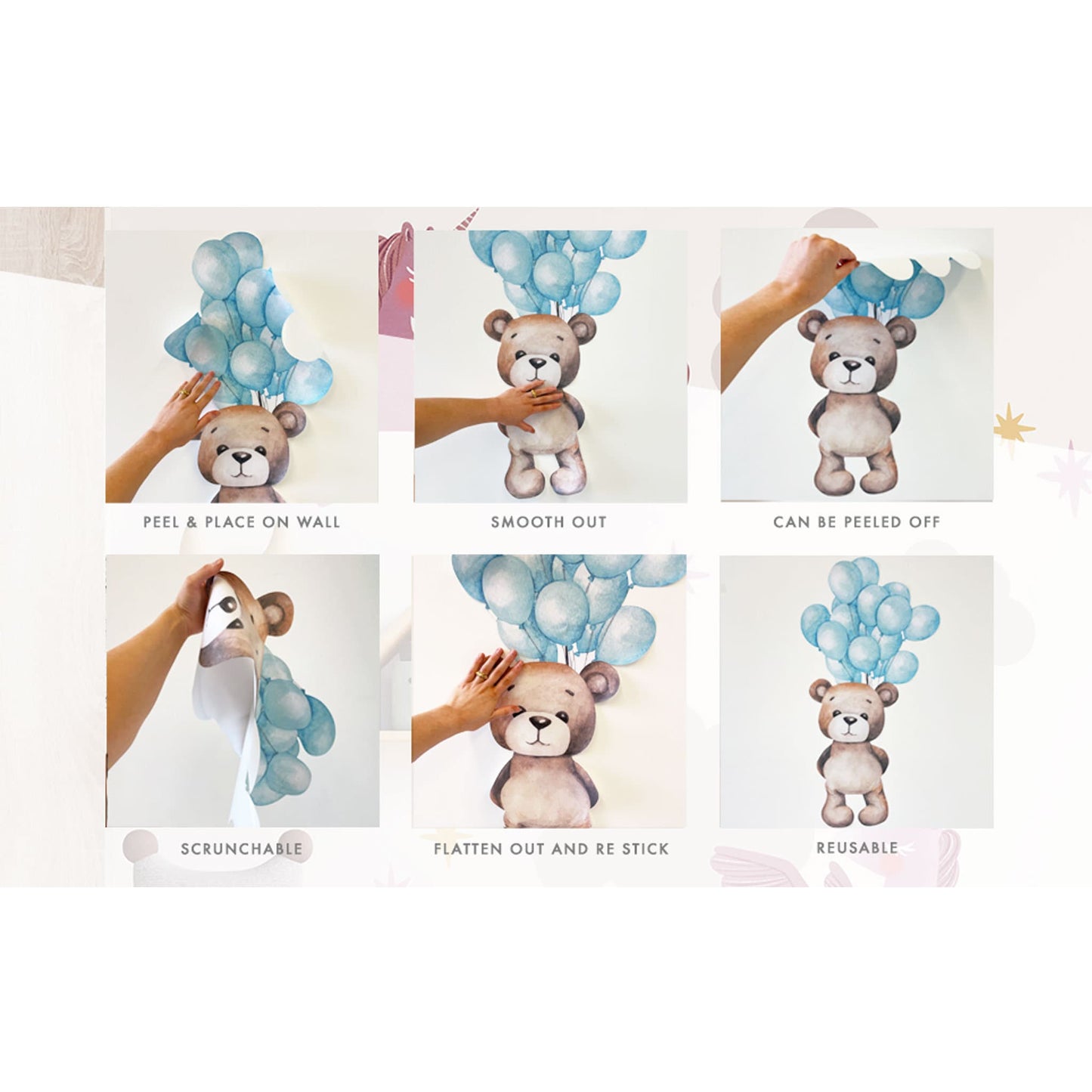Pegasus Unicorns Wall Stickers, Nursery Wall Stickers, Unicorns Wall Decals