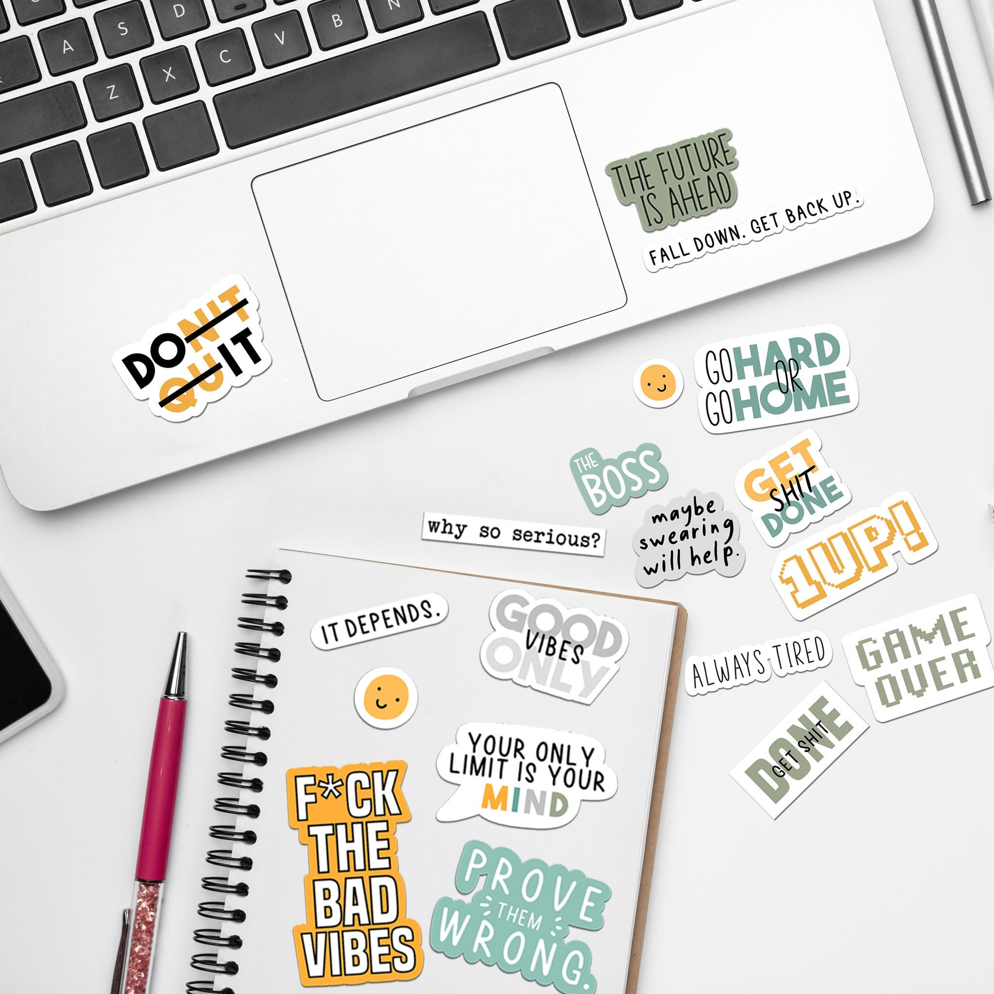 Quote Stickers, Inspirational Quote Stickers, Laptop Stickers, Journal Quote Stickers, Positive Stickers, Inspirational Quotes, Motivational