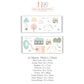 Unicorn Farm Wall Stickers, Nursery Wall Stickers, Unicorns Wall Decal