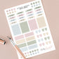 Pastel Planner Sticker Calendar Sticker Journal Sticker