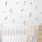 Boho Flower Wall Sticker Girl Floral Wall Sticker Nursery Wildflower Wall Decal Flower