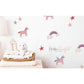 Unicorn Wall Sticker Girl Unicorn Wall Decal Nursery Unicorn Decal Rainbow Wall Sticker Unicorn Playroom Sticker Nursery Decor Decal Unicorn