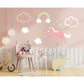 Unicorn Wall Decal Rainbow Rainbow Mural Nursery Unicorn Sticker Playroom Decal