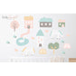 Unicorn Farm Wall Stickers, Nursery Wall Stickers, Unicorns Wall Decal
