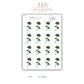 Christmas sticker set 7 sheets, Santa, reindeer, snowman, Christmas tree, gonk.
