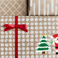 Christmas sticker set 7 sheets, Santa, reindeer, snowman, Christmas tree, gonk.
