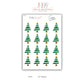 Christmas sticker set 7 sheets, Santa, reindeer, snowman, Christmas tree, gonk.