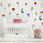 Floral Wall Stickers, Nursery Wall Stickers, Flower Wall Stickers, Children's Wall Decor, Kid's Room, Girl's Bedroom, Floral Decals, Flowers