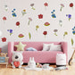 Floral Wall Stickers, Nursery Wall Stickers, Flower Wall Stickers, Children's Wall Decor, Kid's Room, Girl's Bedroom, Floral Decals, Flowers
