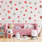 Floral Poppies Wall Stickers, Nursery Wall Stickers, Flower Wall Stickers, Children's Wall Decor, Kid's Room, Girl's Bedroom, Floral Decals