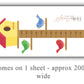 Adorable Bird Feeder Height Chart Wall Sticker - Track Your Child's Growth in Nature's Style!